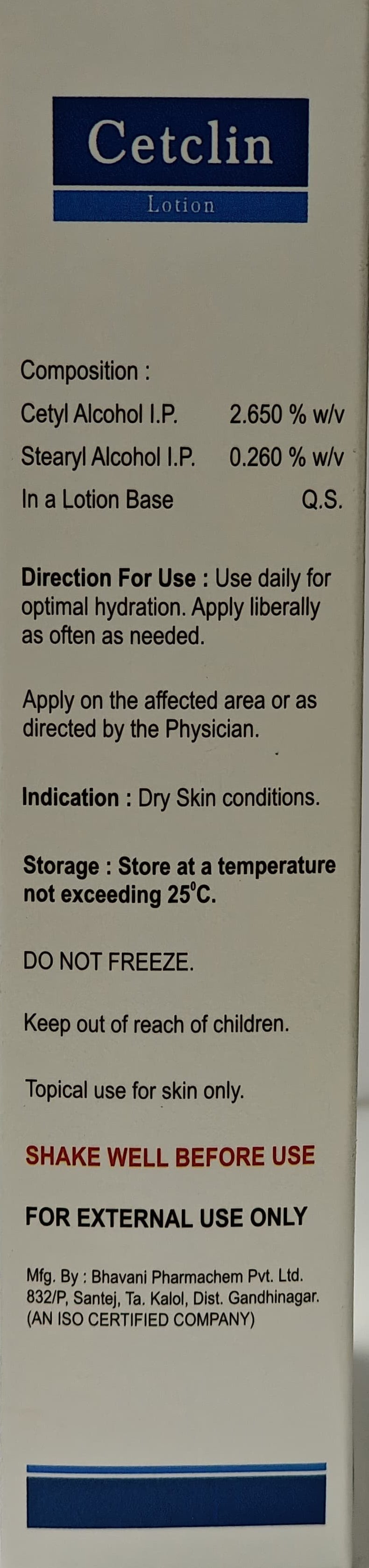 Cetclin Lotion