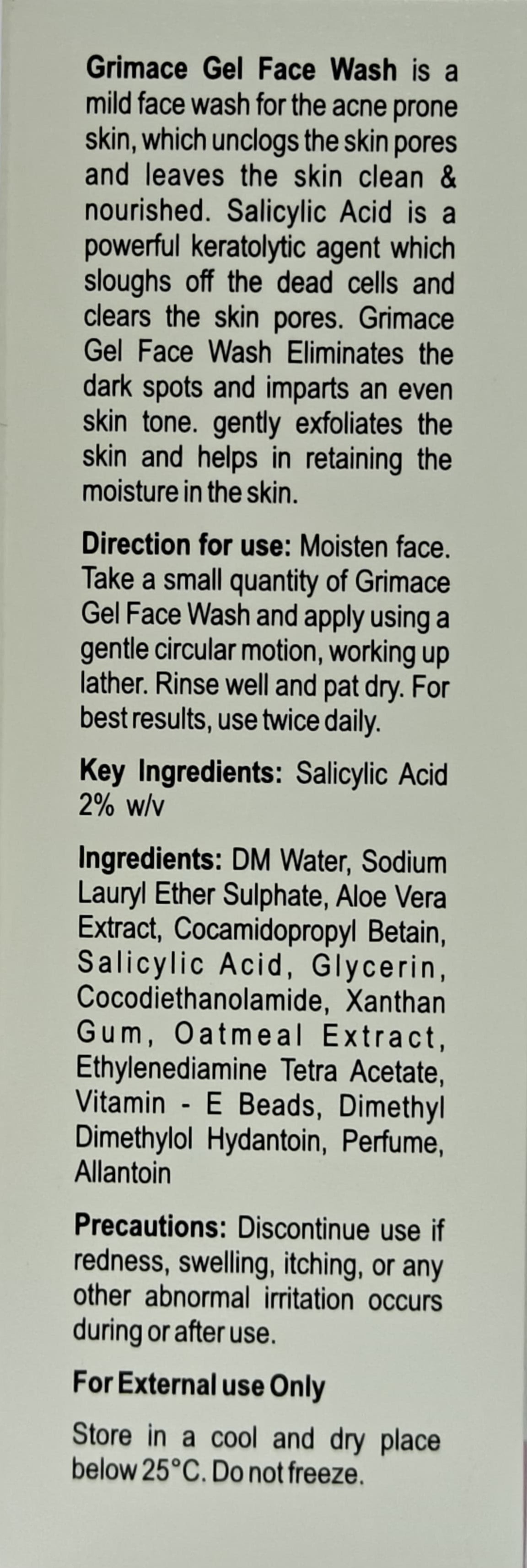 Gremace Face Wash