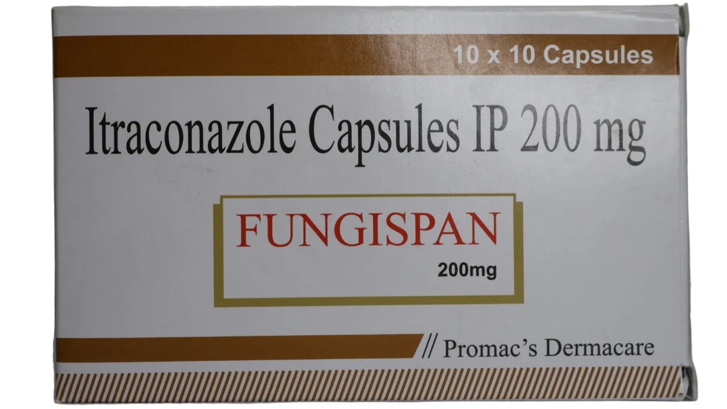 FUNGISPAN 200MG CAPSULES