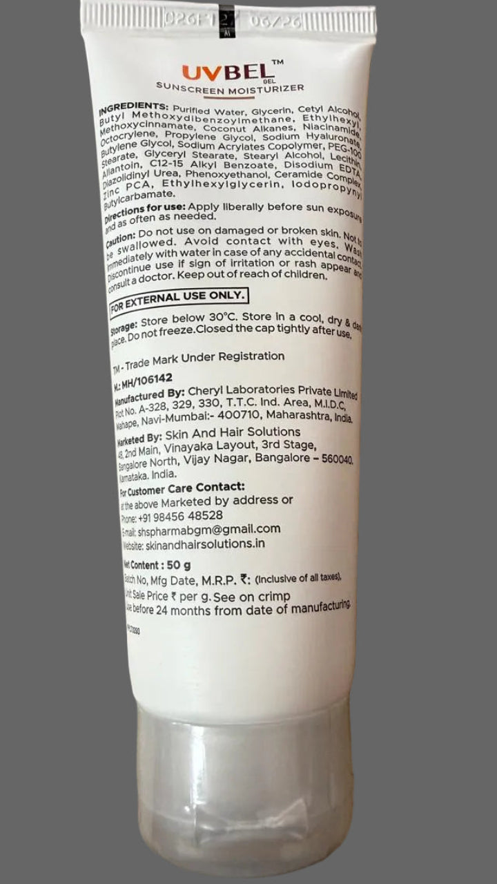 UVBEL GEL 50SPF