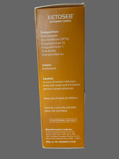 Ketoseb Anti Dandruff Shampoo